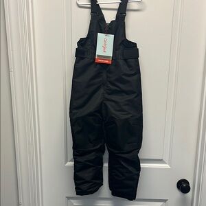 Cat & Jack Black Kids Overalls Snow Bib